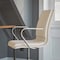 Flash Furniture Taupe LeatherSoft Office Chair with Chrome Arms GO-21111B-TAUPE-CHR-GG - alternate 9